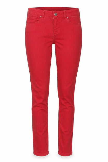 Womens UK Size 8 New Look Regular Fit Skinny Red Jeans