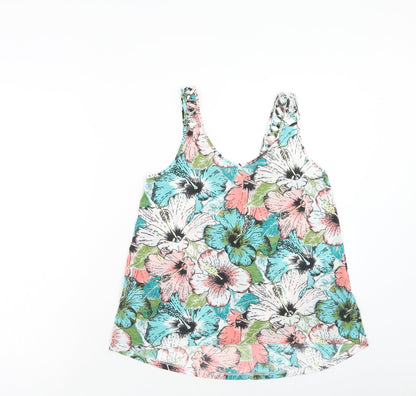 Womens UK Size XS H&M Multicoloured Basic Tank