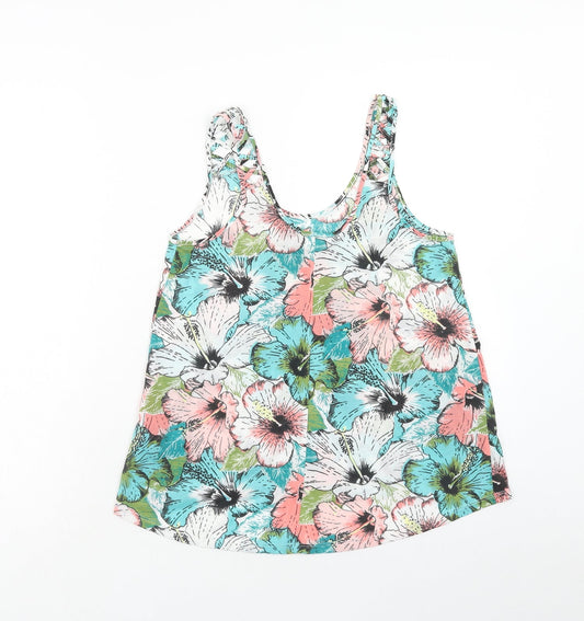 Womens UK Size XS H&M Multicoloured Basic Tank