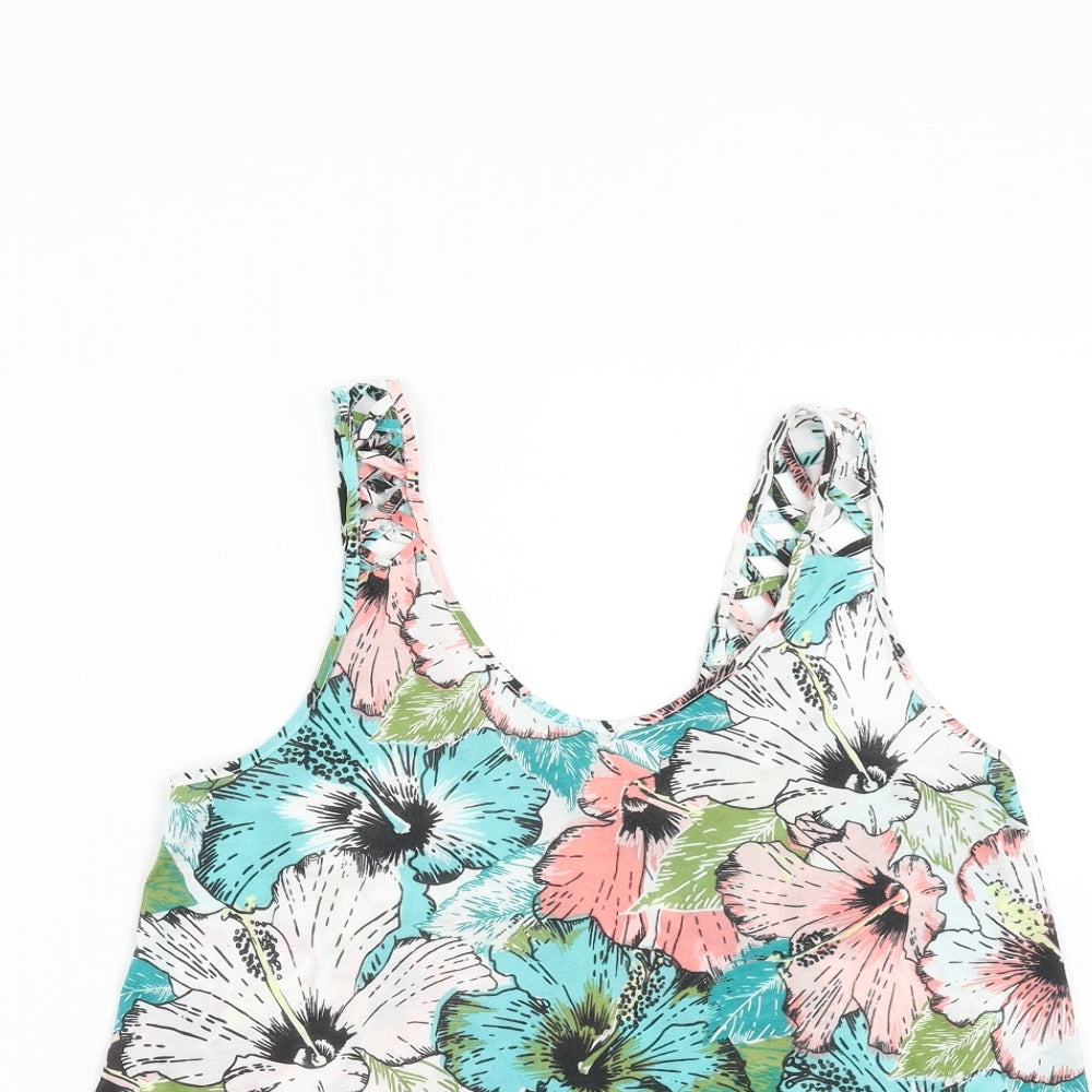 Womens UK Size XS H&M Multicoloured Basic Tank