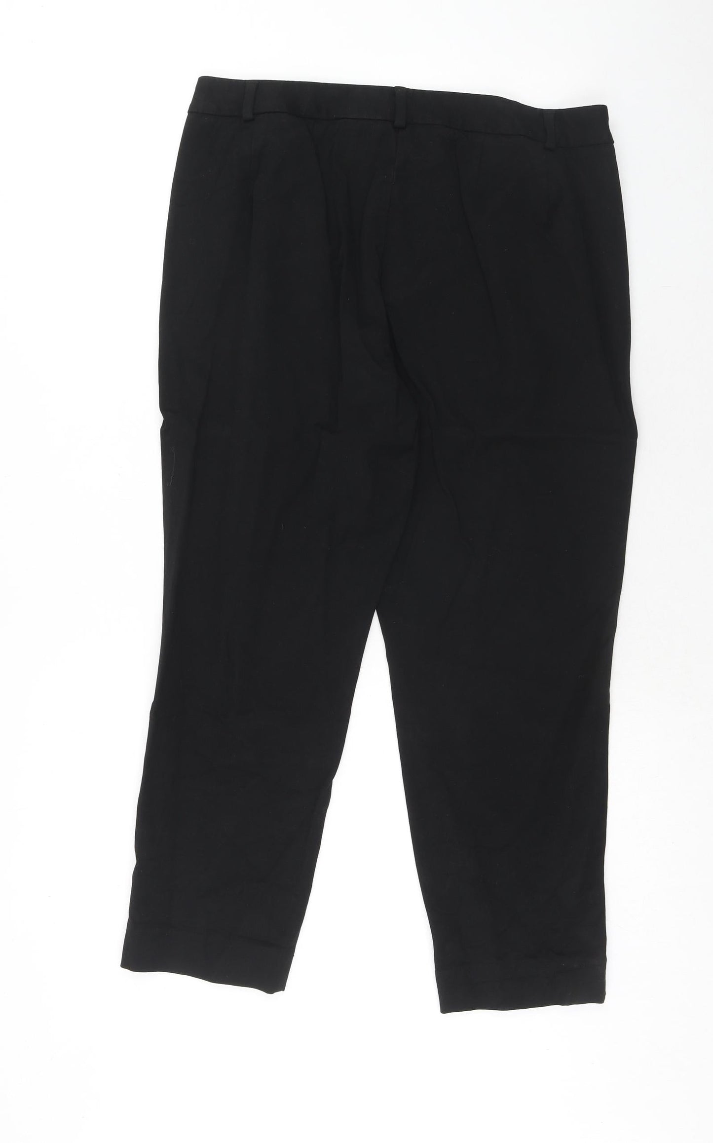 Womens UK Size 14 Marks and Spencer Regular Fit  Blue Trousers