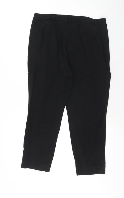 Womens UK Size 14 Marks and Spencer Regular Fit  Blue Trousers