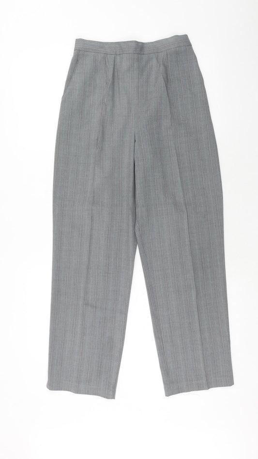 Womens UK Size 12 Preworn Regular Fit  Grey Trousers
