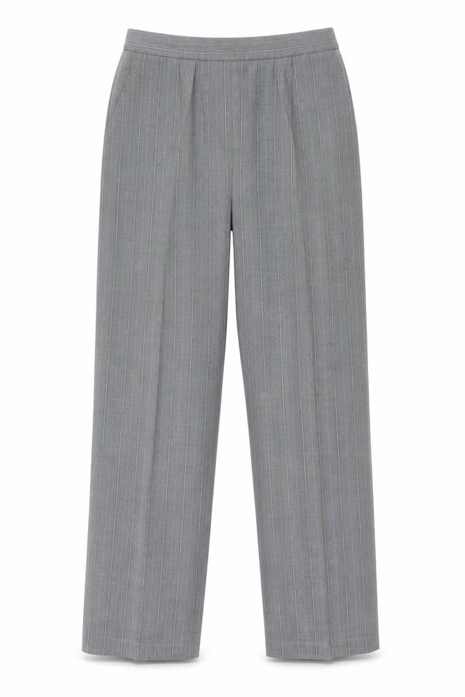 Womens UK Size 12 Preworn Regular Fit  Grey Trousers