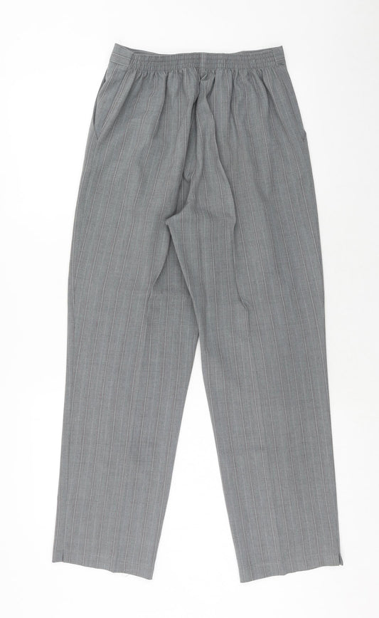 Womens UK Size 12 Preworn Regular Fit  Grey Trousers