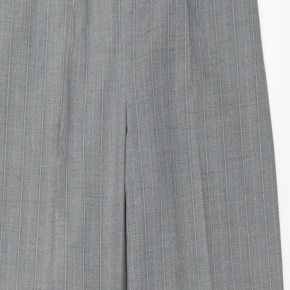 Womens UK Size 12 Preworn Regular Fit  Grey Trousers