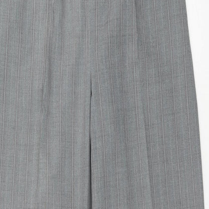 Womens UK Size 12 Preworn Regular Fit  Grey Trousers