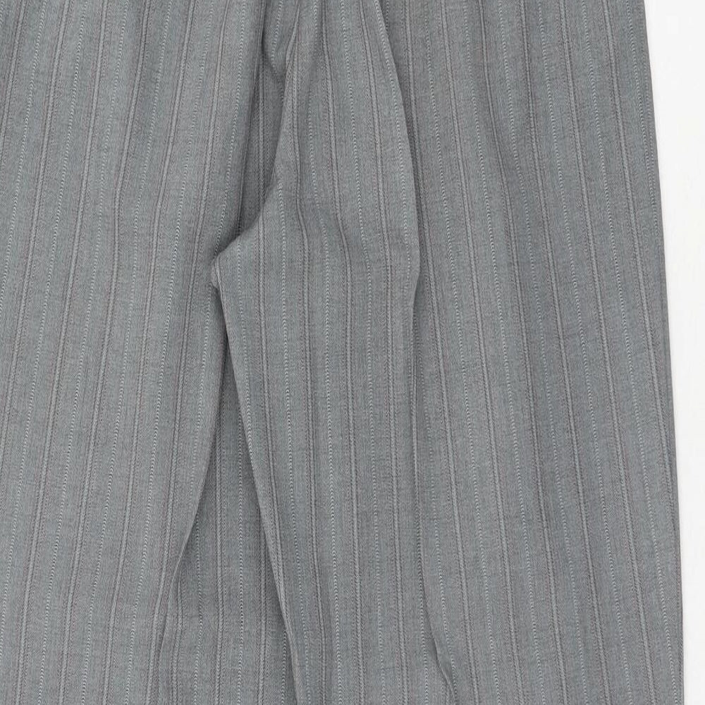 Womens UK Size 12 Preworn Regular Fit  Grey Trousers