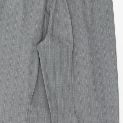 Womens UK Size 12 Preworn Regular Fit  Grey Trousers