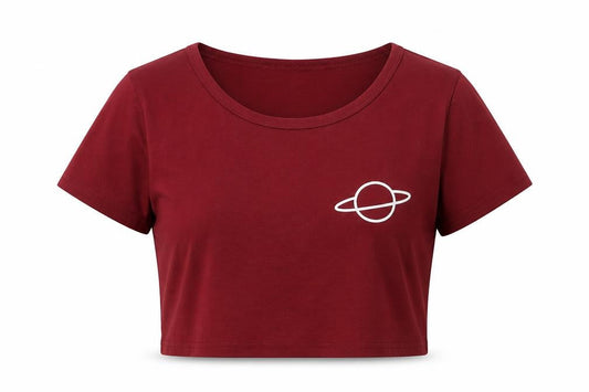 Womens UK Size S Preworn Red Basic T-Shirt