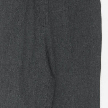 Womens UK Size 14 Marks and Spencer Regular Fit Dress Pants Grey Trousers