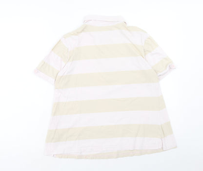 Womens UK Size 12 NEXT Pink Basic Polo