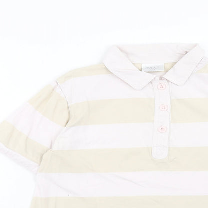 Womens UK Size 12 NEXT Pink Basic Polo