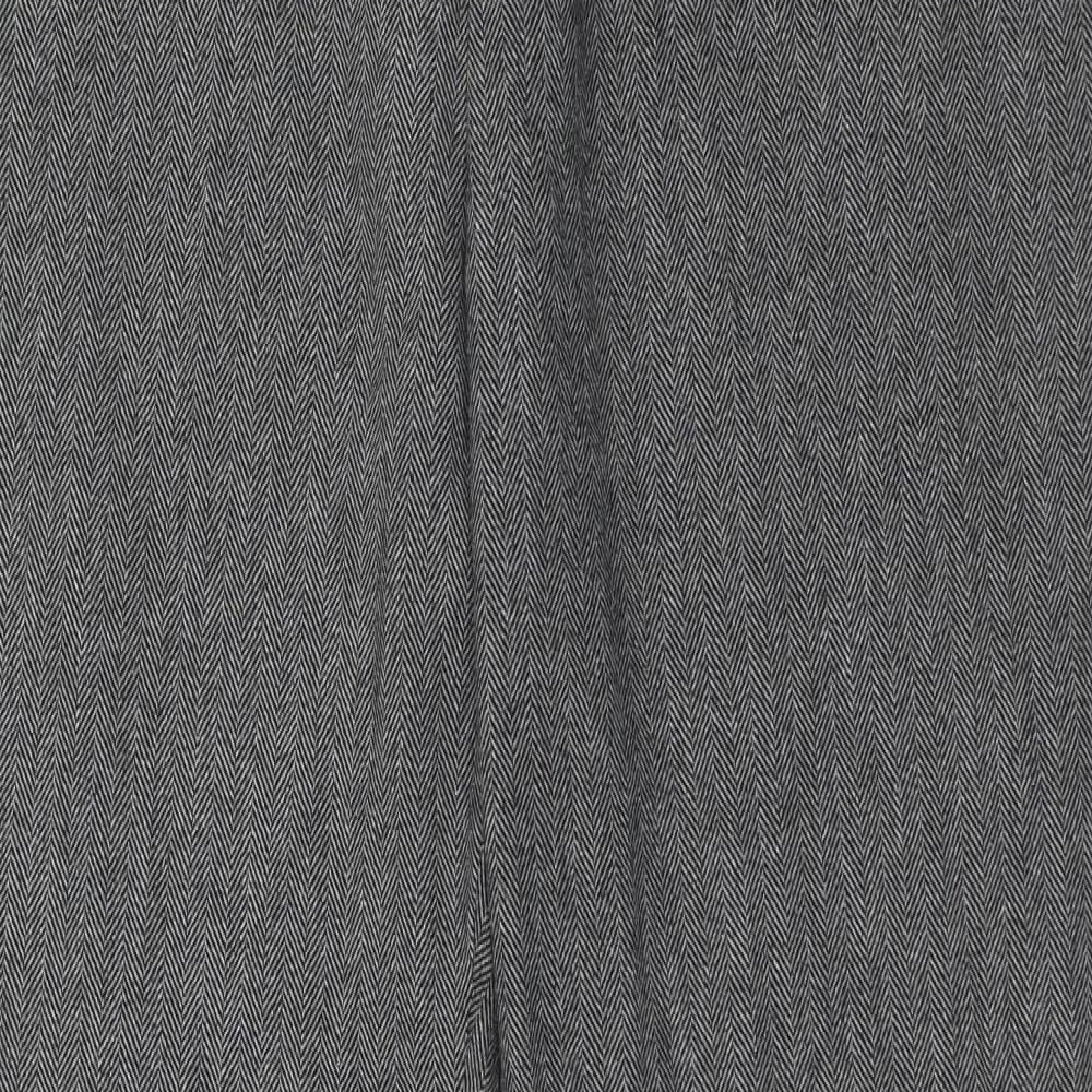 Womens UK Size 32 in Uniqlo Regular Fit Dress Pants Grey Trousers