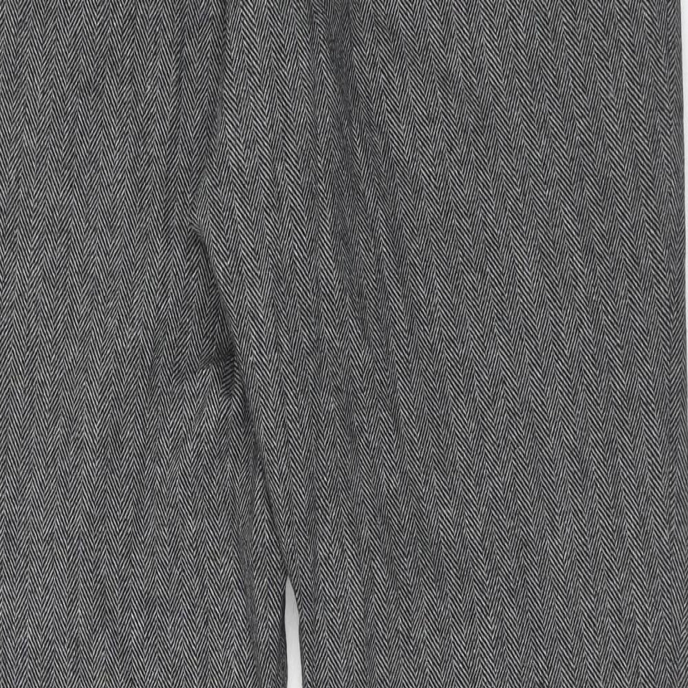 Womens UK Size 32 in Uniqlo Regular Fit Dress Pants Grey Trousers