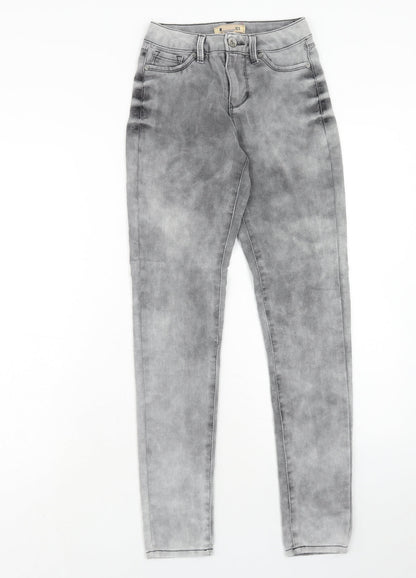 Womens UK Size 26 in Blue Spice Regular Fit Skinny Grey Jeans