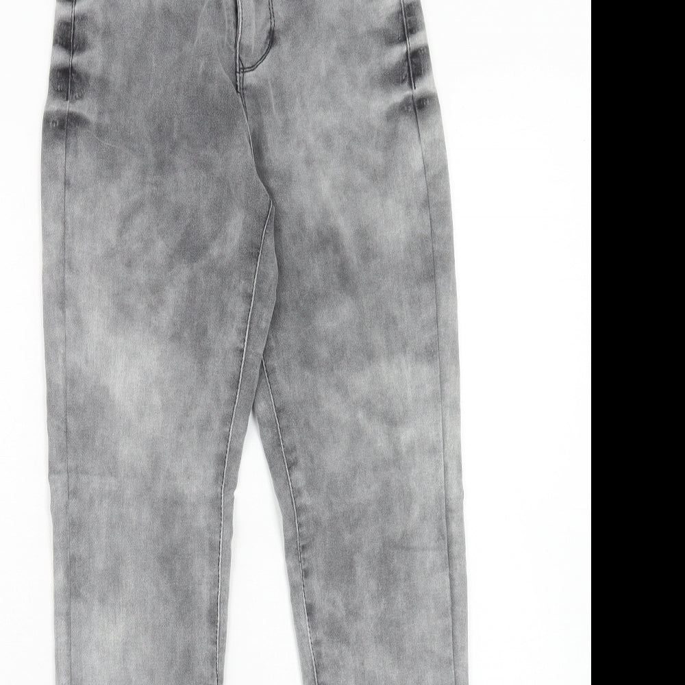 Womens UK Size 26 in Blue Spice Regular Fit Skinny Grey Jeans