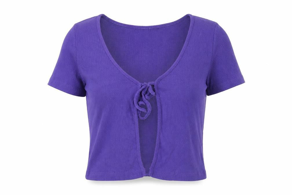Womens UK Size XS Brave Soul Purple Basic Blouse