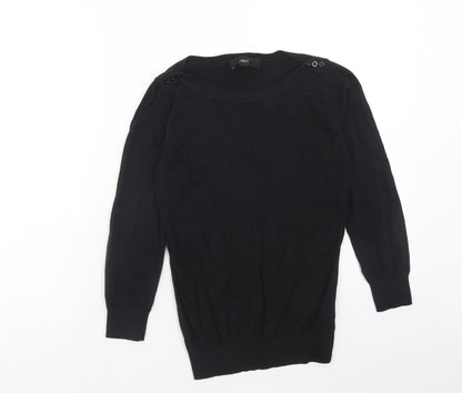 Womens UK Size 6 NEXT Black Pullover Jumper