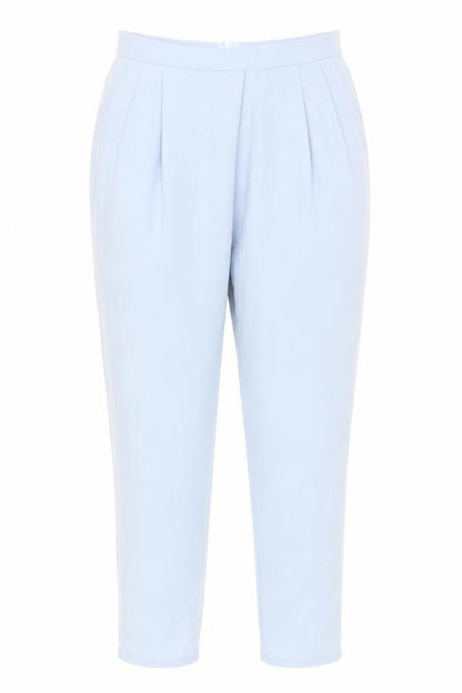 Womens UK Size 8 Missguided Regular Fit Dress Pants Blue Trousers