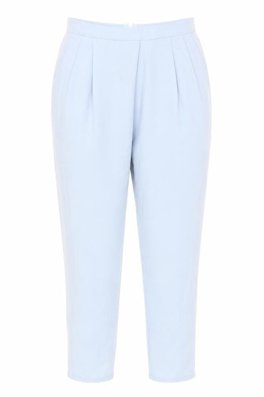 Womens UK Size 8 Missguided Regular Fit Dress Pants Blue Trousers
