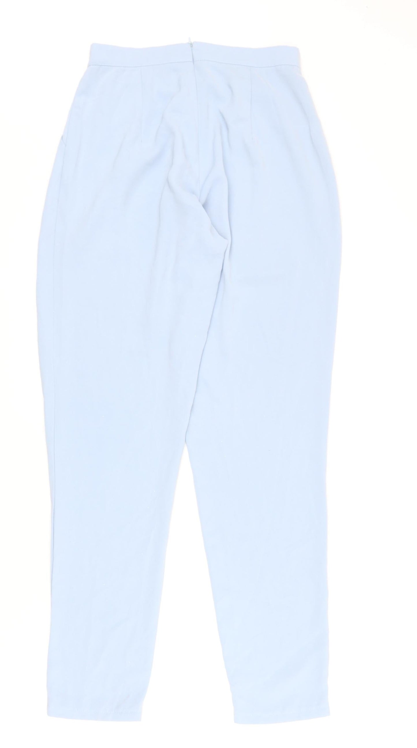 Womens UK Size 8 Missguided Regular Fit Dress Pants Blue Trousers