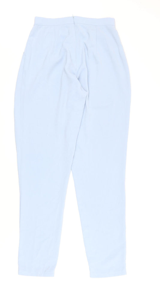Womens UK Size 8 Missguided Regular Fit Dress Pants Blue Trousers