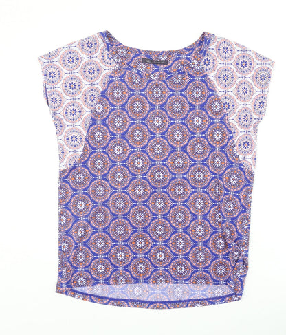 Womens UK Size 10 Marks and Spencer Purple Basic Blouse