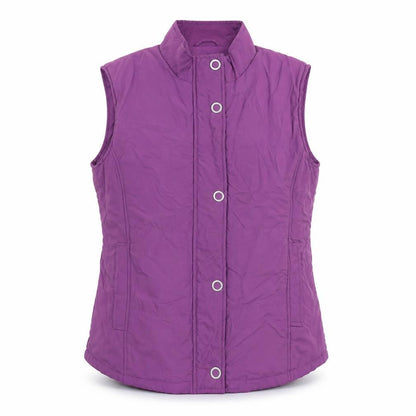 EWM Womens Purple Gilet Jacket Size 14 Zip