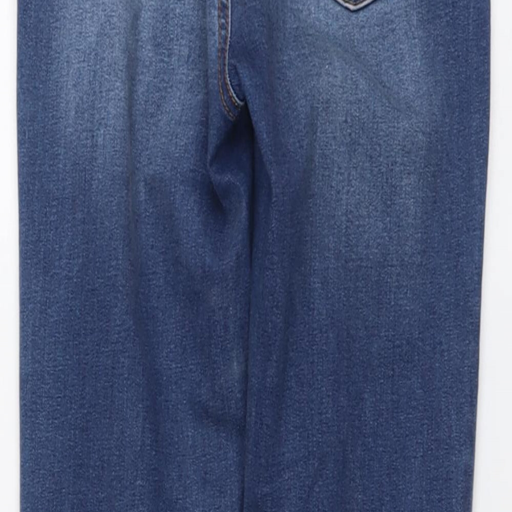 Kendall And Kylie Womens Blue Cotton Skinny Jeans Size 26 in L27 in Regular Button