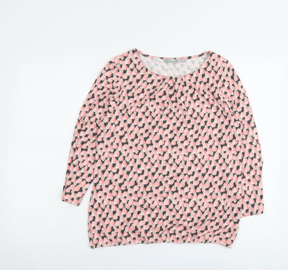 Womens UK Size 10 Rabe Pink Basic T-Shirt
