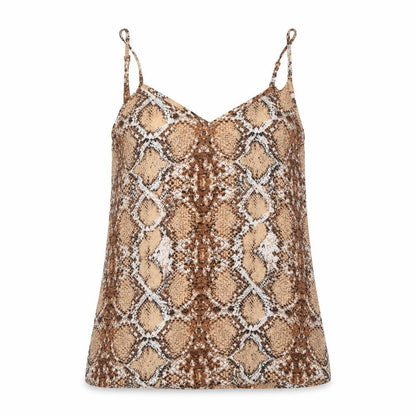 Womens UK Size 8 Marks and Spencer Beige Basic Tank