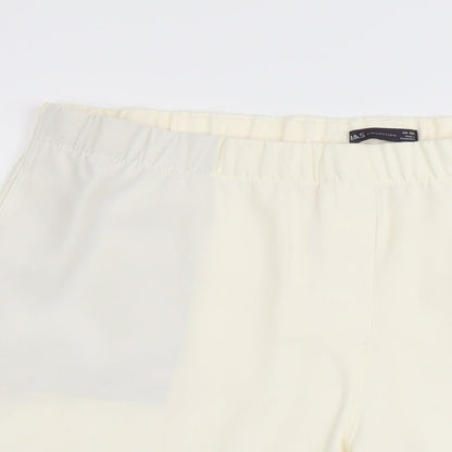 Marks and Spencer Womens Ivory Polyester Basic Shorts Size 20 L5 in Regular Pull On