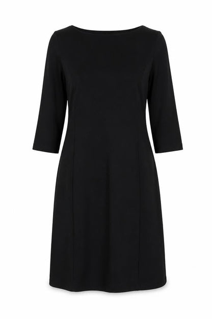 BHS Womens Black Polyester Trapeze & Swing Size 12 Round Neck Pullover