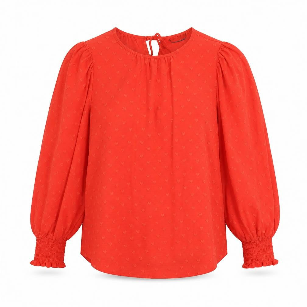 Womens UK Size 10 Marks and Spencer Orange Basic Blouse