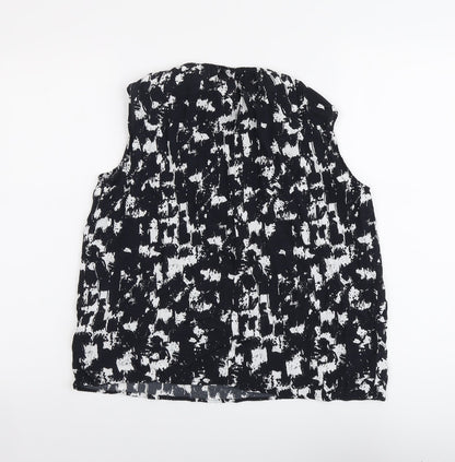 Womens UK Size XS Uniqlo Black Basic Tank