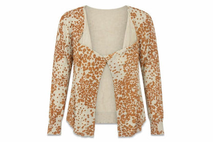 Womens UK Size XS In Wear Beige Cardigan Jumper