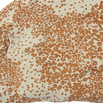 Womens UK Size XS In Wear Beige Cardigan Jumper