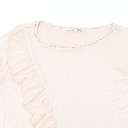 Womens UK Size 16 NEXT Pink Basic Blouse
