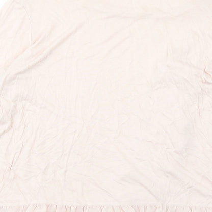 Womens UK Size 16 NEXT Pink Basic Blouse