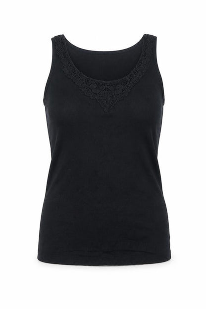 Womens UK Size 10 Primark Black Basic Tank