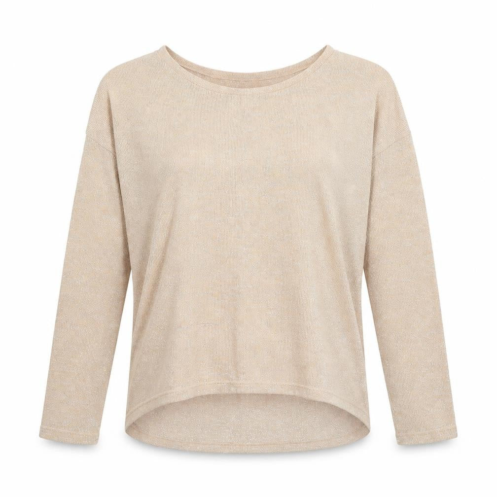 Womens UK Size 8 Topshop Beige Pullover Jumper