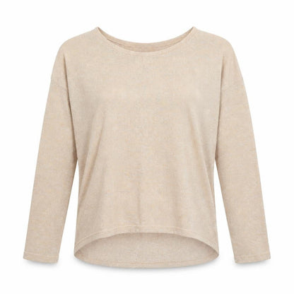 Womens UK Size 8 Topshop Beige Pullover Jumper