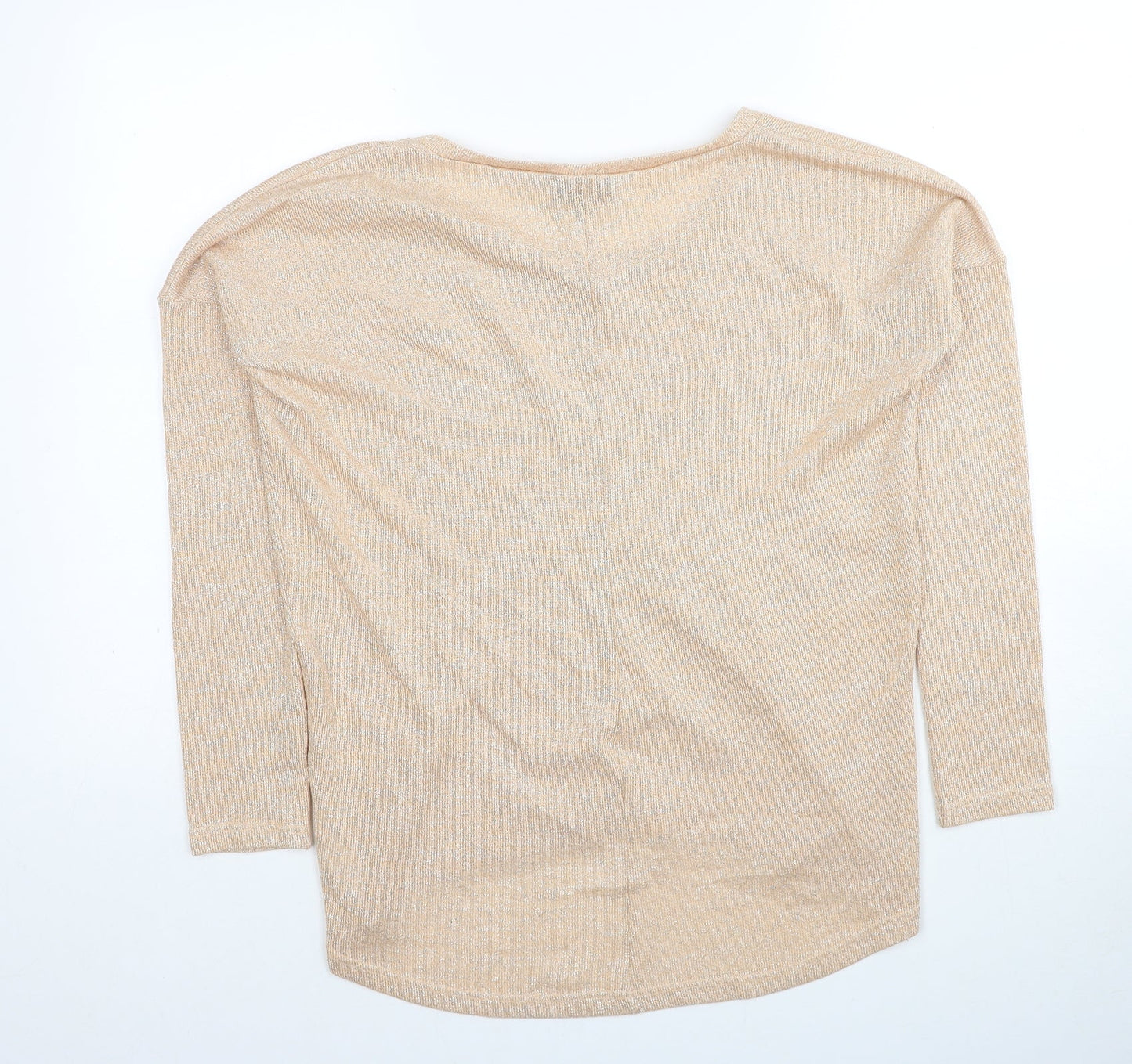 Womens UK Size 8 Topshop Beige Pullover Jumper