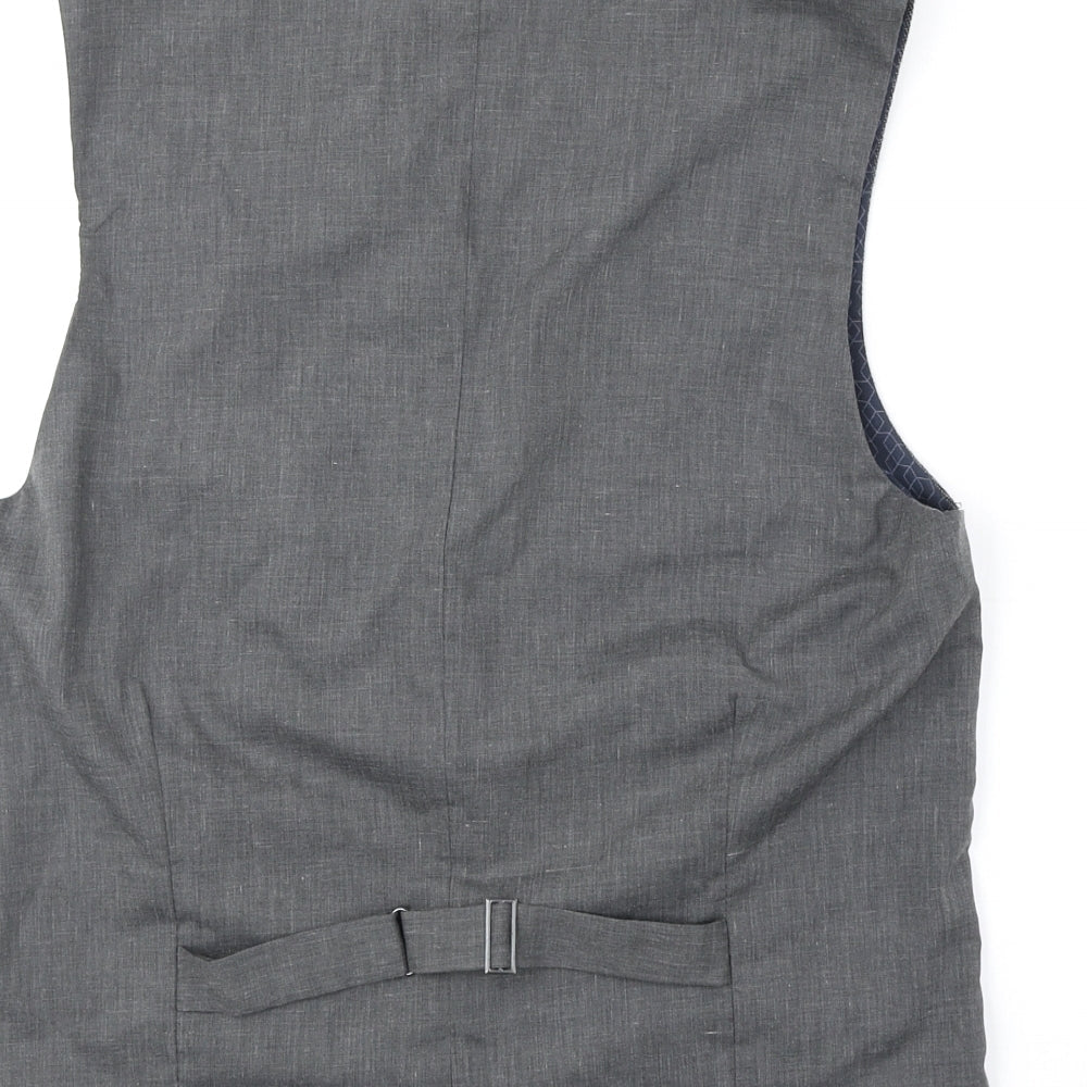 Mens UK Size One Size Limehaus Regular Grey Suit Jacket