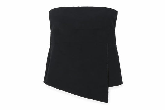 Womens UK Size 14 Preworn Black Basic Tank