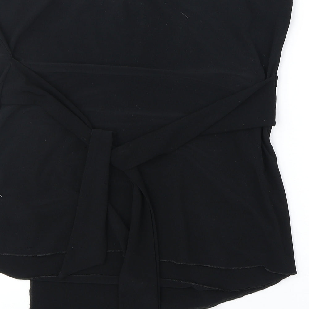 Womens UK Size 14 Preworn Black Basic Tank