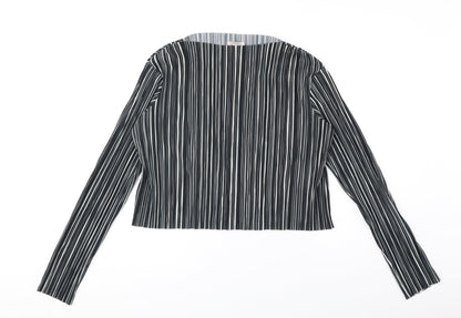 Womens UK Size 6 H&M Black Basic Blouse