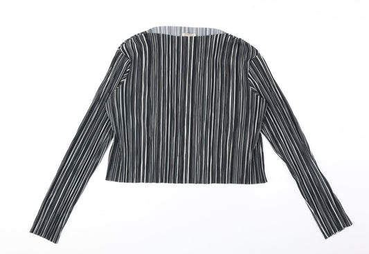 Womens UK Size 6 H&M Black Basic Blouse