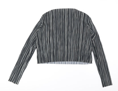 Womens UK Size 6 H&M Black Basic Blouse
